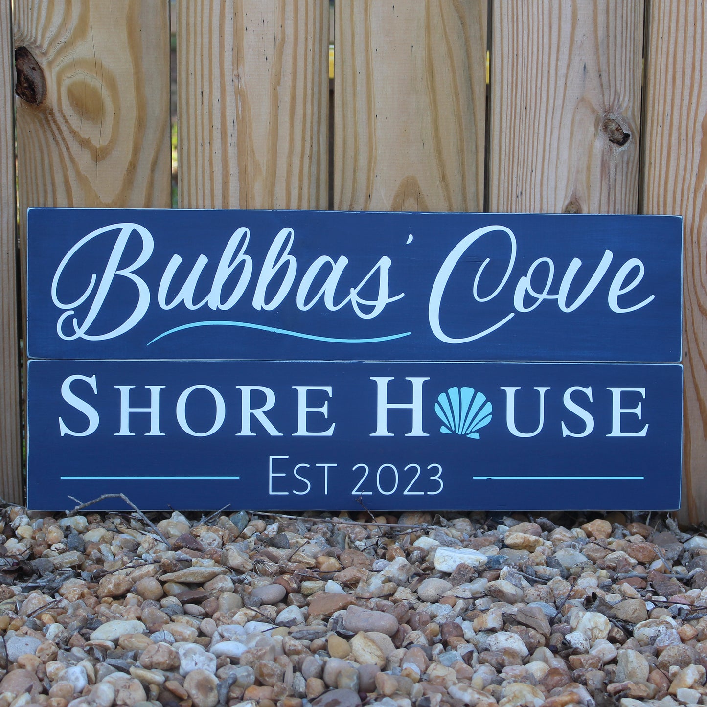Personalized Family Shore House Sign, Pallet Style