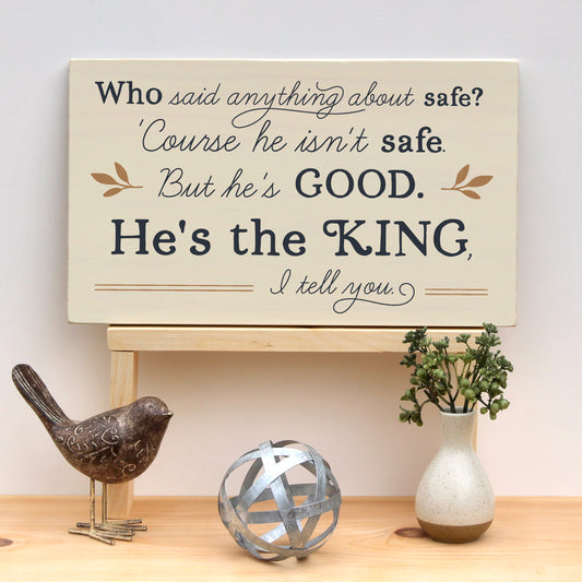 Aslan Quote, Chronicles of Narnia, Wooden Sign